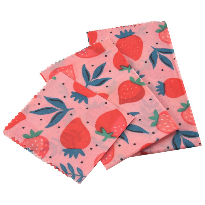 Beeswax Wrap Reusable - A01F-1Set Herbruikbare bijenwasdoek voedselverpakking vershoudbaar zakje