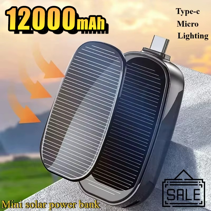 Solar Charger Panel Foldable - Noodzonne-energie mini draagbare powerbank sleutelhanger oplaadbare