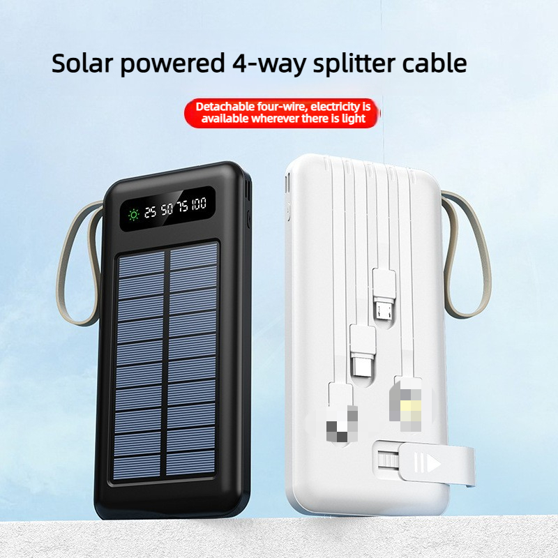 Solar Charger Panel Foldable - 10000/20000mAh Outdoor Solar Powerbank met grote