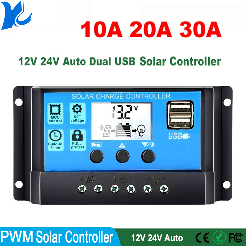 Solar Charger Panel Foldable - Hoge Efficiëntie 10A 20A 30A 12V