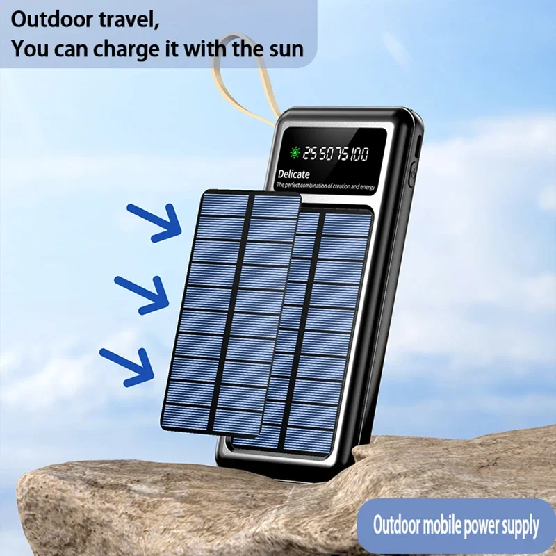 Zonne-energiebank 20000mAh met - Solar Charger Panel Foldable recensie en prijs