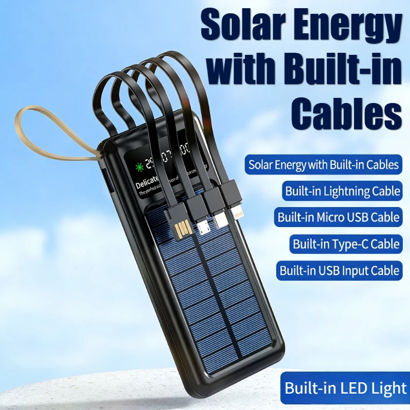 Zonne-energiebank 20000mAh met - Solar Charger Panel Foldable recensie en prijs