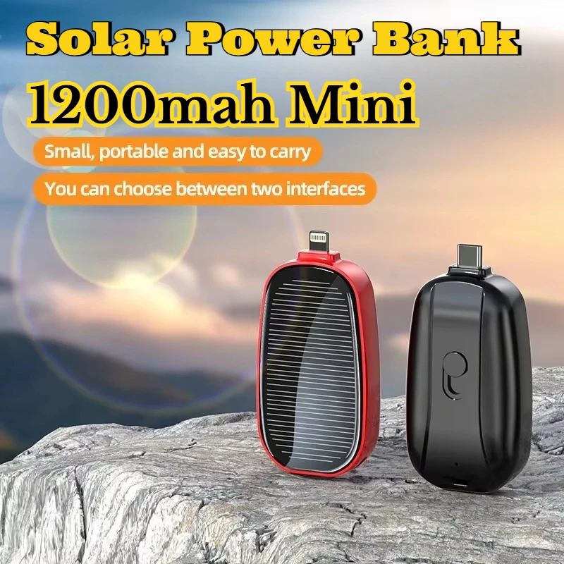 1200mAh Solar Mini Power Bank  - Solar Charger Panel Foldable recensie en prijs