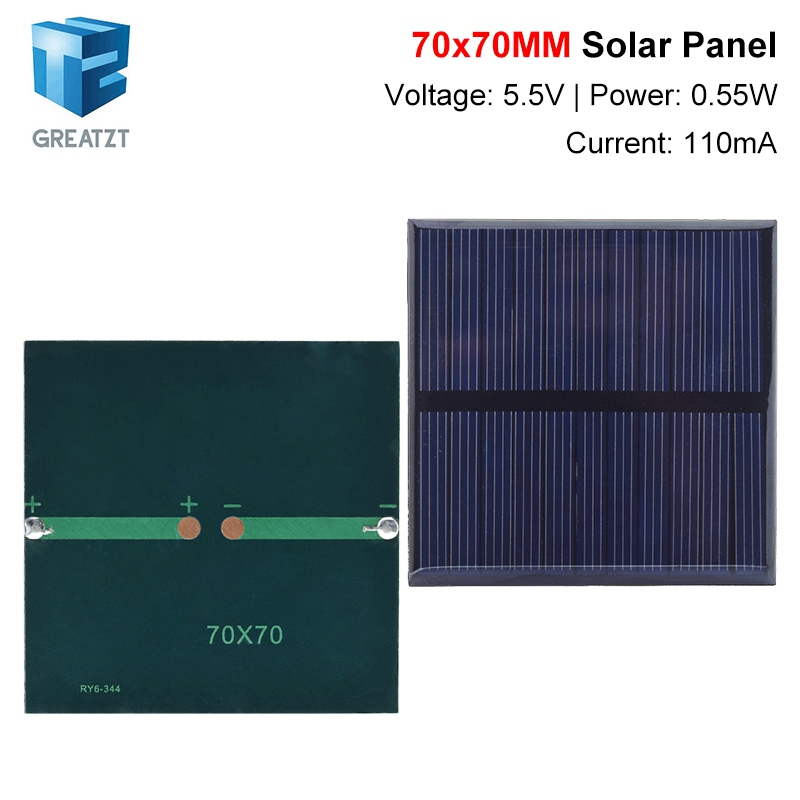 GREATZT 5.5V 110mA Zonnepaneel - Solar Charger Panel Foldable recensie en prijs
