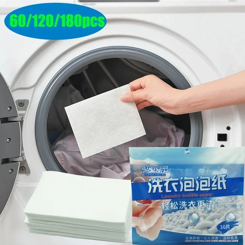 60/120/180PCS Wasmiddel Vellen - Laundry Strip Eco recensie en prijs